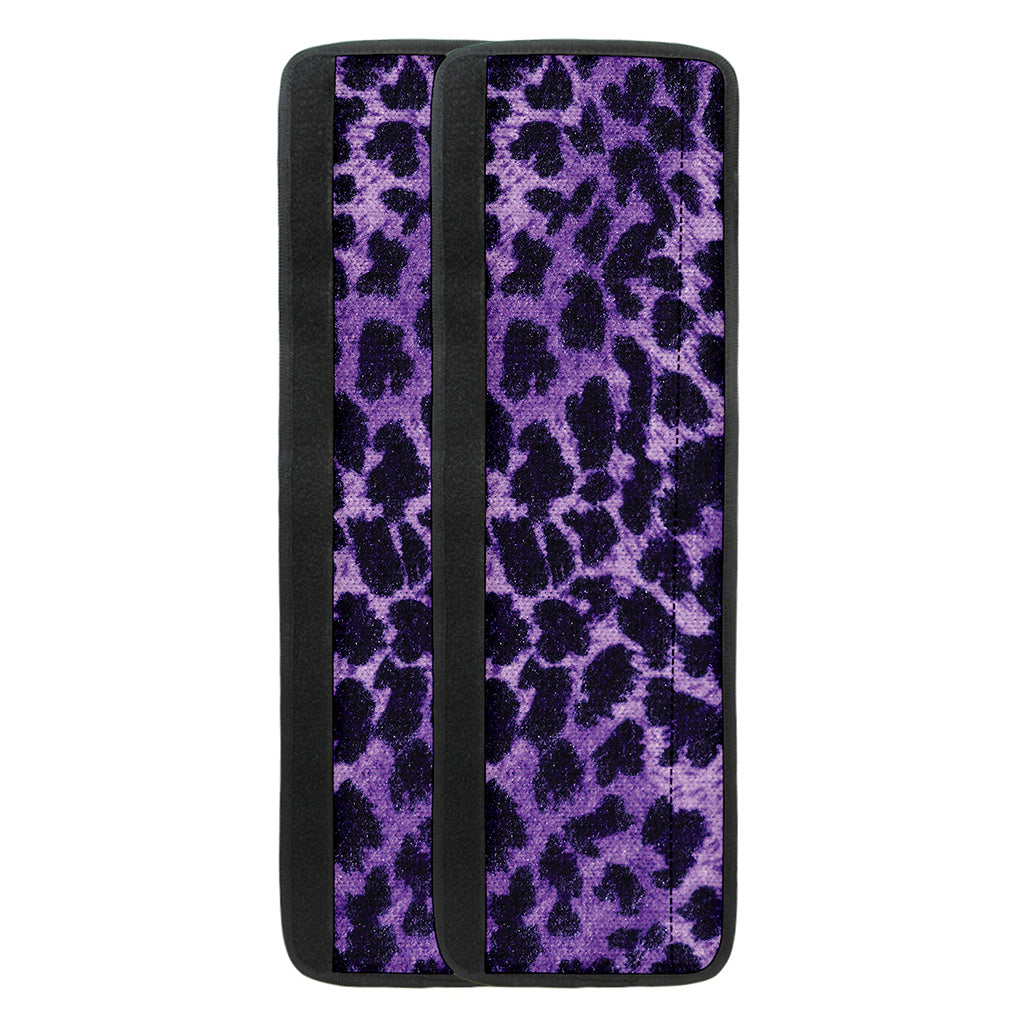 Purple And Black Cheetah Print Refrigerator Handle Covers