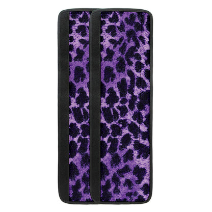 Purple And Black Cheetah Print Refrigerator Handle Covers
