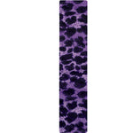 Purple And Black Cheetah Print Table Runner