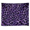 Purple And Black Cheetah Print Tapestry