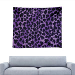 Purple And Black Cheetah Print Tapestry