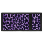 Purple And Black Cheetah Print Trifold Wallet