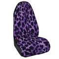 Purple And Black Cheetah Print Waterproof Car Seat Cover