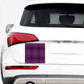 Purple And Black Chevron Pattern Print Car Sticker