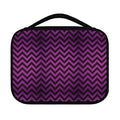 Purple And Black Chevron Pattern Print Classic Bible Case