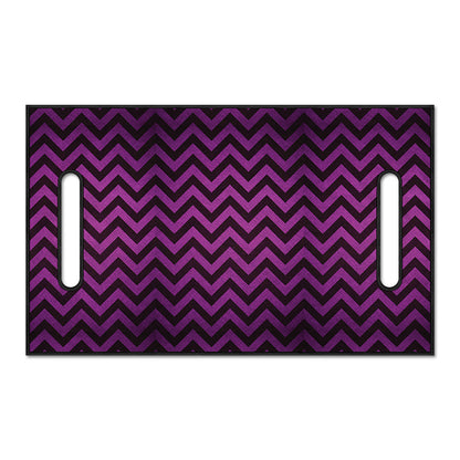 Purple And Black Chevron Pattern Print Golf Cart Seat Cover