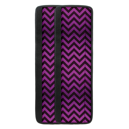 Purple And Black Chevron Pattern Print Refrigerator Handle Covers