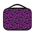 Purple And Black Halloween Bat Print Classic Bible Case
