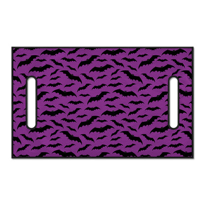 Purple And Black Halloween Bat Print Golf Cart Seat Cover