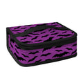 Purple And Black Halloween Bat Print Small Lunch Bag
