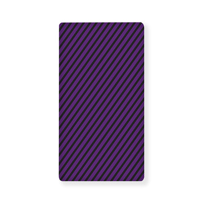 Purple And Black Halloween Pattern Print Baby Crib Sheet