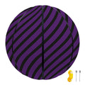 Purple And Black Halloween Pattern Print Basketball