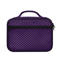 Purple And Black Halloween Pattern Print Briefcase Bible Bag