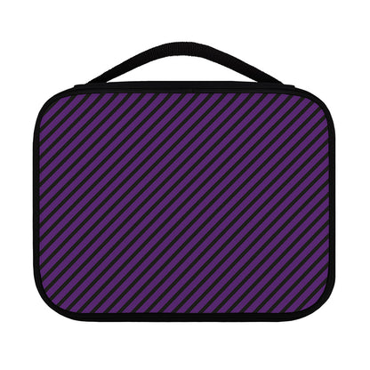 Purple And Black Halloween Pattern Print Classic Bible Case