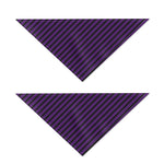 Purple And Black Halloween Pattern Print Dog Bandana
