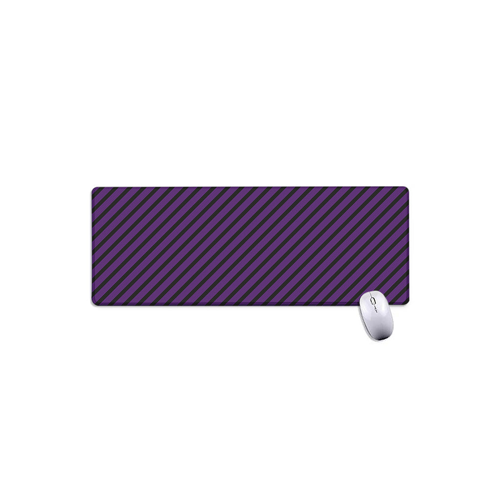 Purple And Black Halloween Pattern Print Extended Mouse Pad