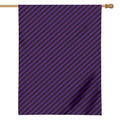 Purple And Black Halloween Pattern Print House Flag