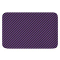 Purple And Black Halloween Pattern Print Indoor Door Mat