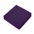 Purple And Black Halloween Pattern Print Outdoor Seat Cushion Cover