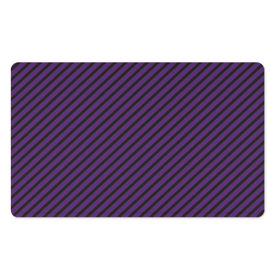 Purple And Black Halloween Pattern Print Polyester Doormat