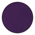 Purple And Black Halloween Pattern Print Round Floor Mat