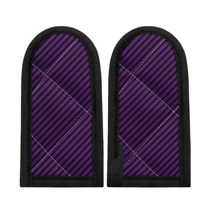 Purple And Black Halloween Pattern Print Skillet Handle Cover