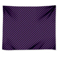 Purple And Black Halloween Pattern Print Tapestry