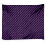 Purple And Black Halloween Pattern Print Tapestry