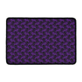 Purple And Black Halloween Skull Print Kitchen Mat