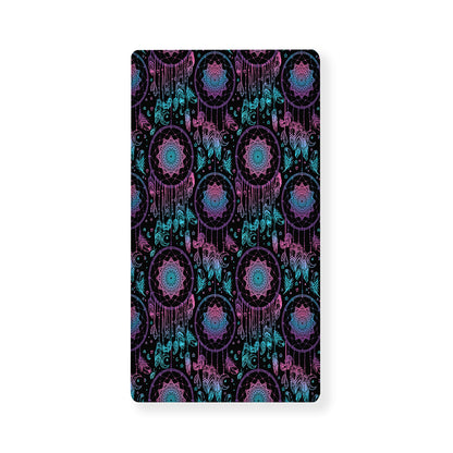 Purple And Blue Dream Catcher Print Baby Crib Sheet