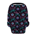 Purple And Blue Dream Catcher Print Baby Seat Cover