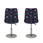 Purple And Blue Dream Catcher Print Bar Stool Covers