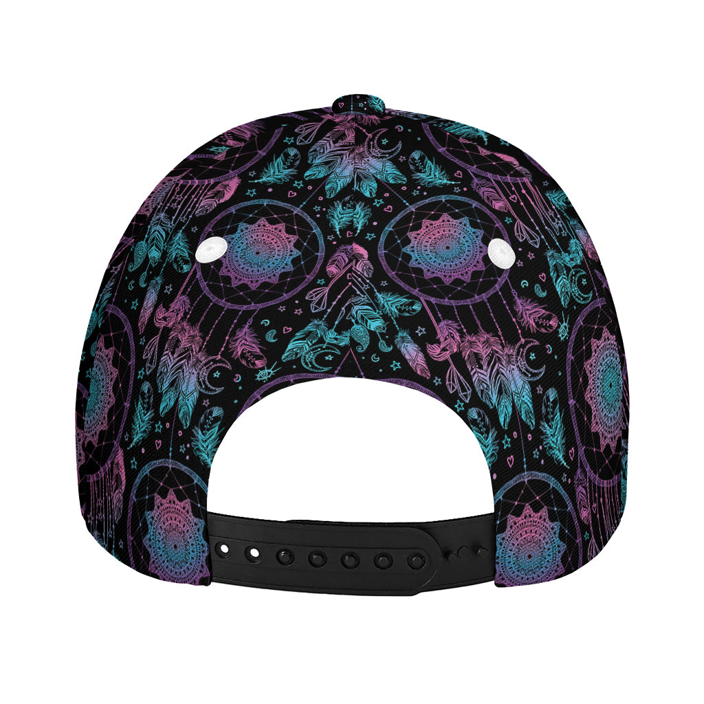 Purple And Blue Dream Catcher Print Baseball Cap