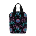 Purple And Blue Dream Catcher Print Bible Tote Bag
