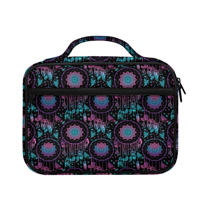 Purple And Blue Dream Catcher Print Briefcase Bible Bag