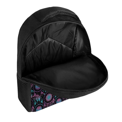 Purple And Blue Dream Catcher Print Casual Backpack
