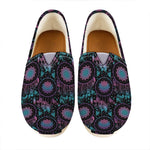 Purple And Blue Dream Catcher Print Casual Shoes