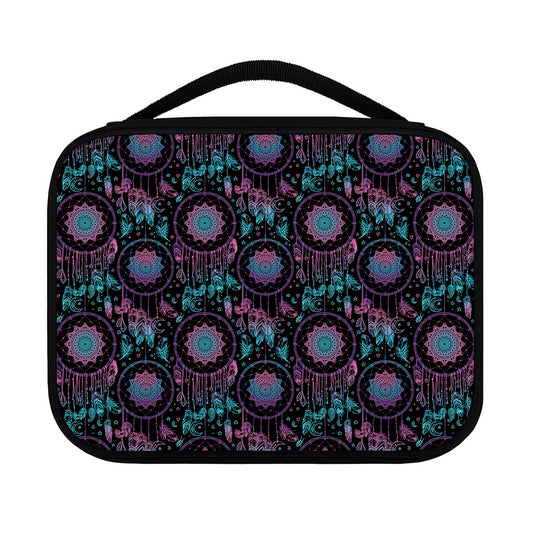 Purple And Blue Dream Catcher Print Classic Bible Case