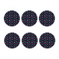 Purple And Blue Dream Catcher Print Coaster Set