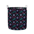 Purple And Blue Dream Catcher Print Collapsible Laundry Basket