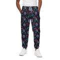 Purple And Blue Dream Catcher Print Cotton Sweatpants