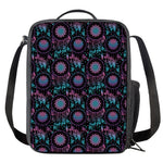Purple And Blue Dream Catcher Print Crossbody Lunch Bag