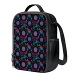Purple And Blue Dream Catcher Print Crossbody Lunch Bag