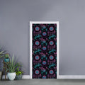 Purple And Blue Dream Catcher Print Door Sticker