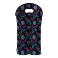 Purple And Blue Dream Catcher Print Double Neoprene Wine Tote