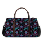 Purple And Blue Dream Catcher Print Duffle Bag