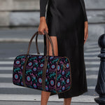 Purple And Blue Dream Catcher Print Duffle Bag