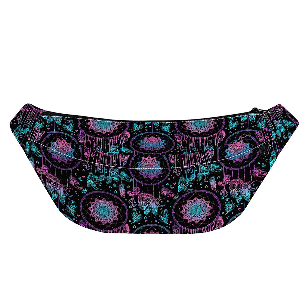 Purple And Blue Dream Catcher Print Fanny Pack