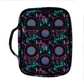 Purple And Blue Dream Catcher Print Front Pocket Bible Bag