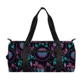 Purple And Blue Dream Catcher Print Gym Bag